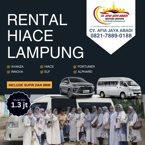 Rental Hiace Lampung