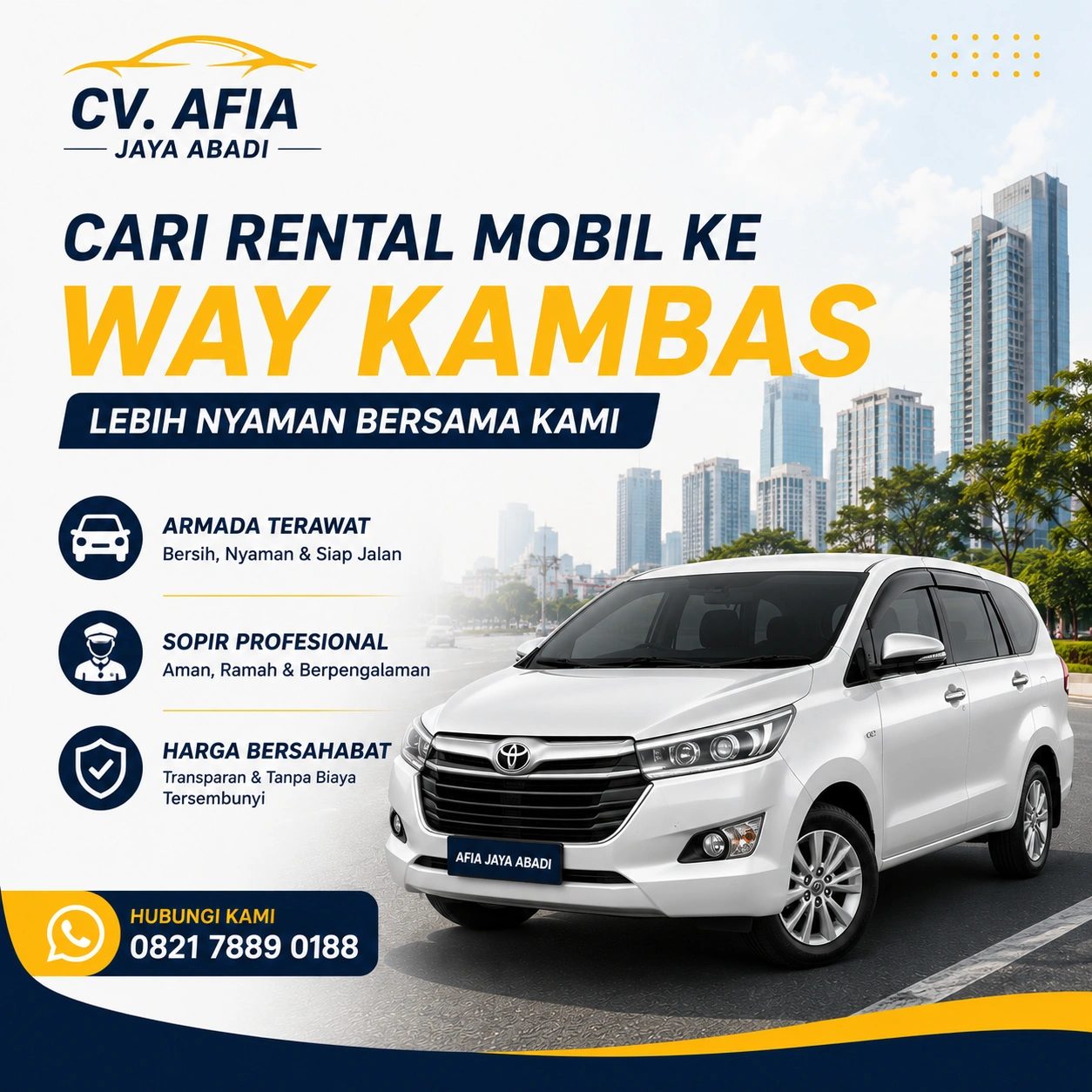 Cari Rental Mobil Ke Way Kambas Lebih Nyaman Bersama Kami