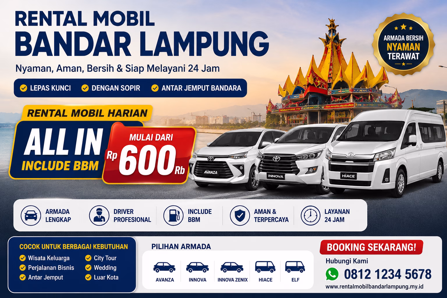 Rental Mobil Bandar Lampung