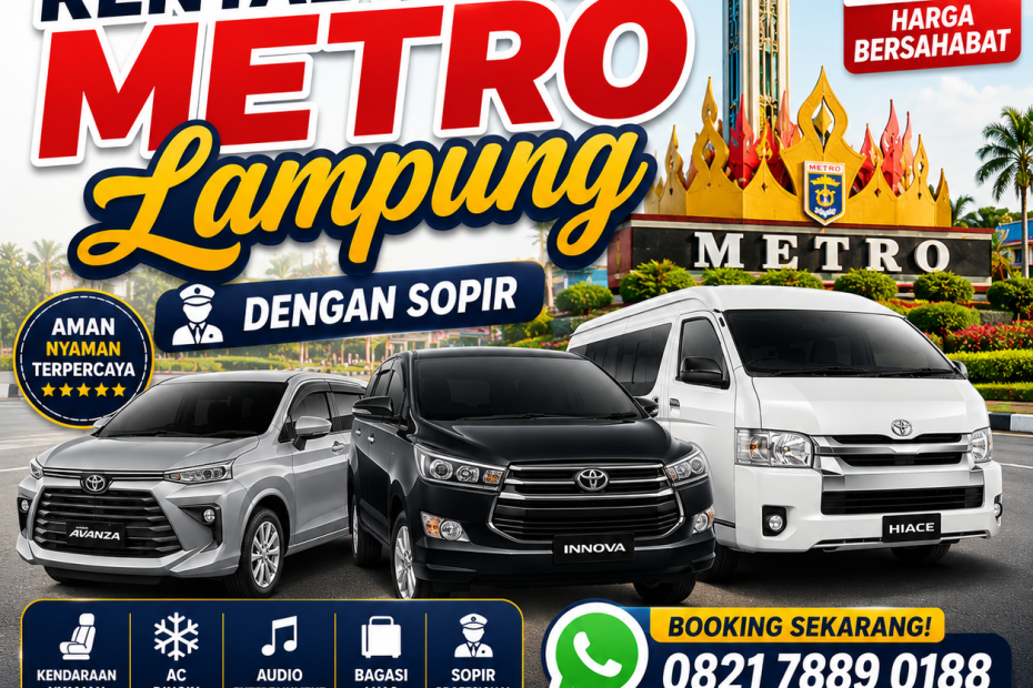 Rental Mobil Metro Lampung
