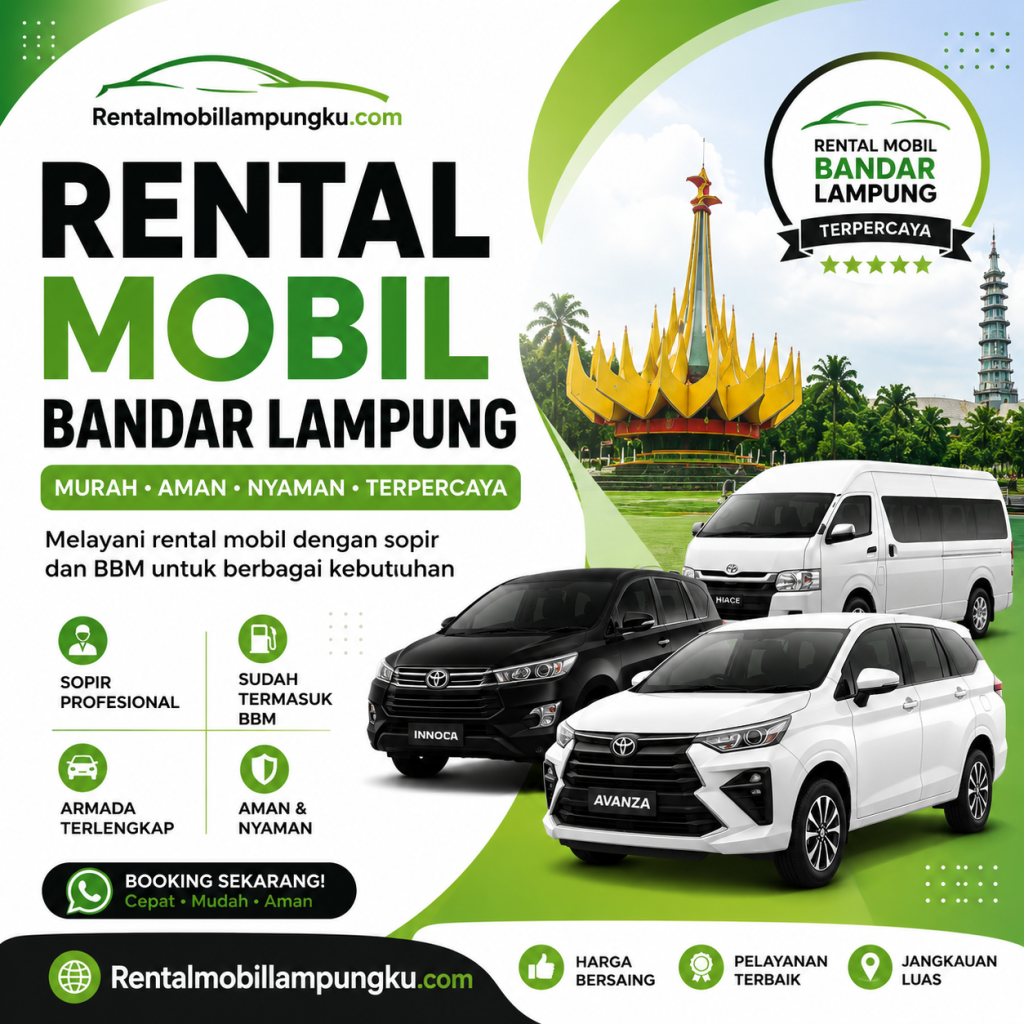 Rental mobil bandar lampung paket